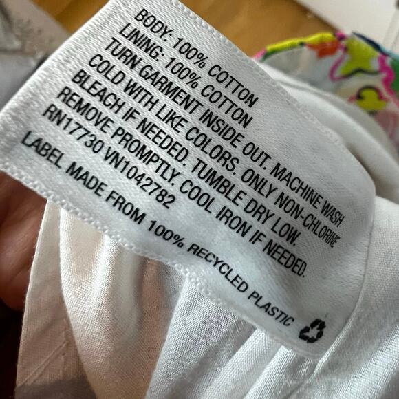 Lilly Pulitzer Target Nosey Posey Shift Mini Dress Sleeveless Floral Multi Sz 2 - Picture 9 of 9